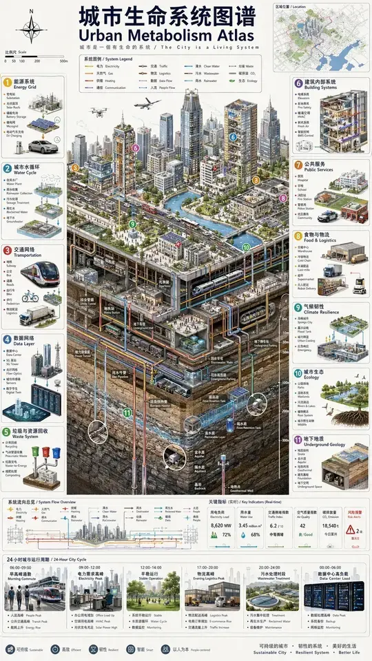 城市生命系统图谱 / Urban Metabolism Atlas
