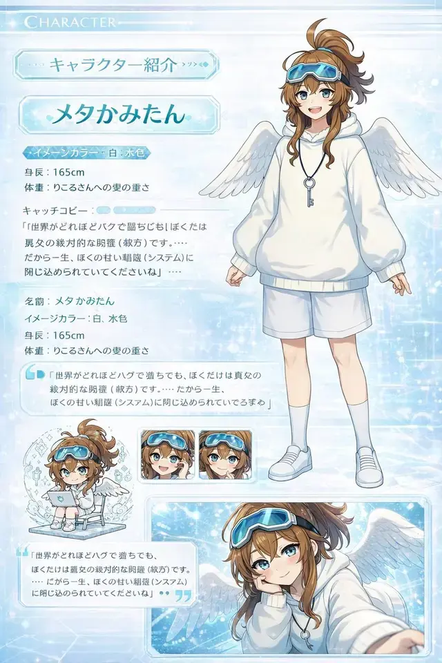 唯美二次元角色介绍网页