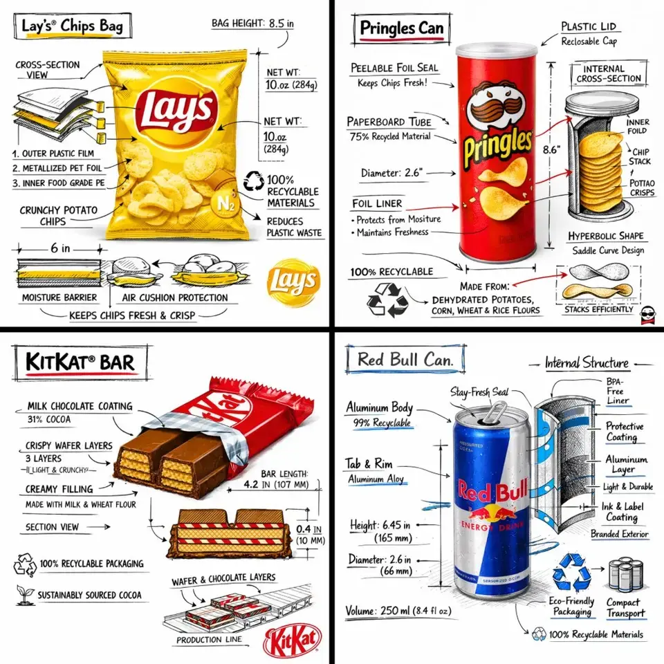 零食品牌技术分解图