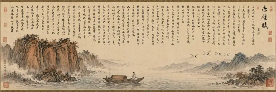 赤壁怀古长卷图