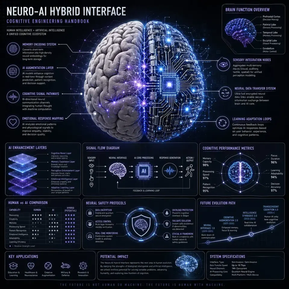 Neuro-AI 混合系统信息图