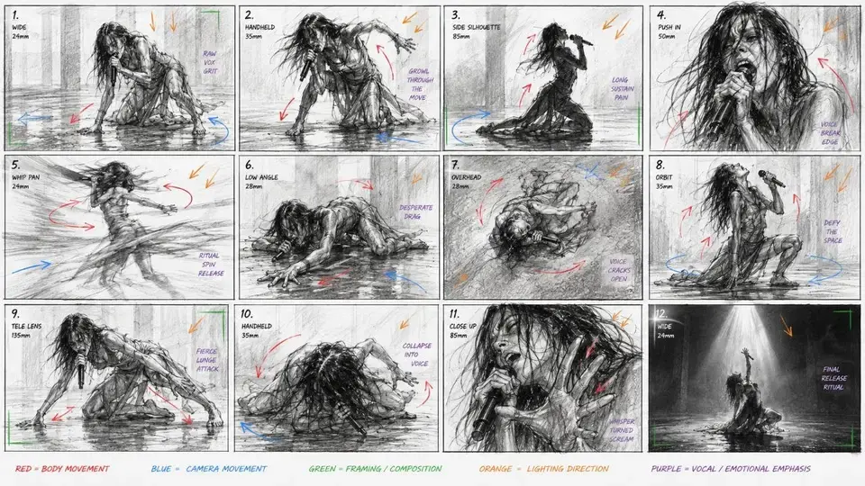 当代舞现场 Storyboard